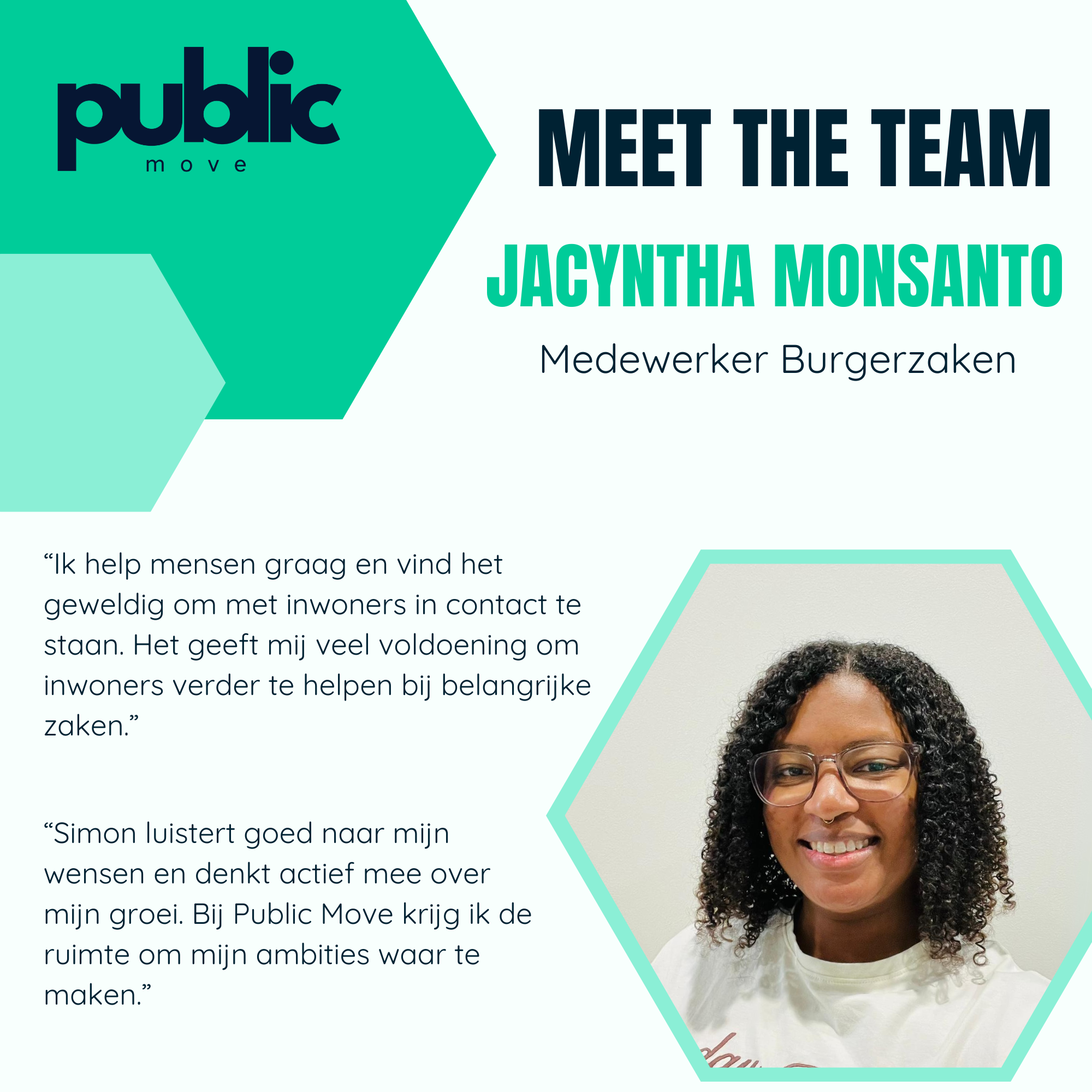 Meet the team: Jacyntha Monsanto
