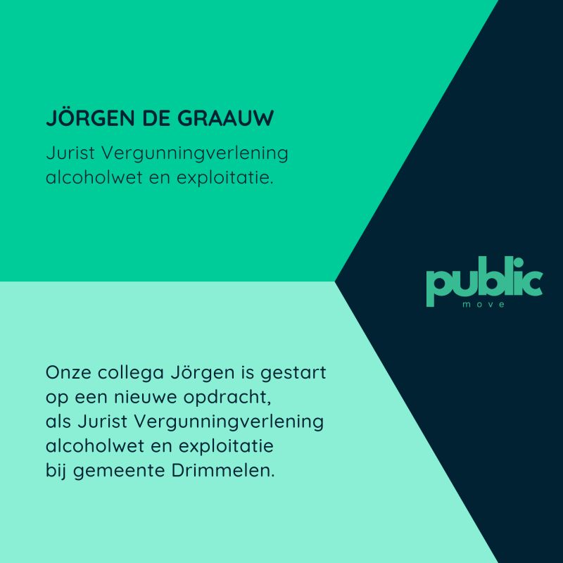 Nieuwe opdracht Jörgen de Graauw
