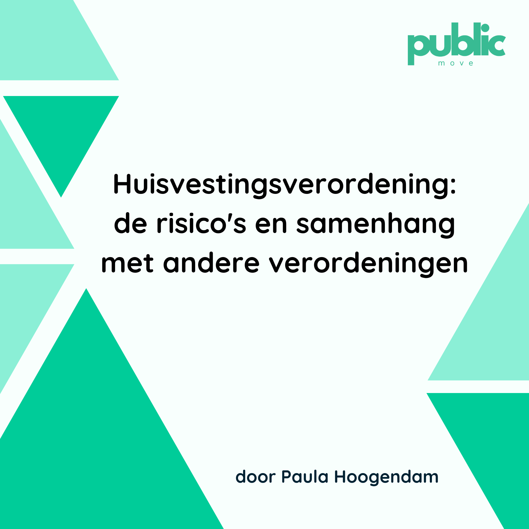 Huisvestingsverordening: de risico’s en samenhang met andere verordeningen