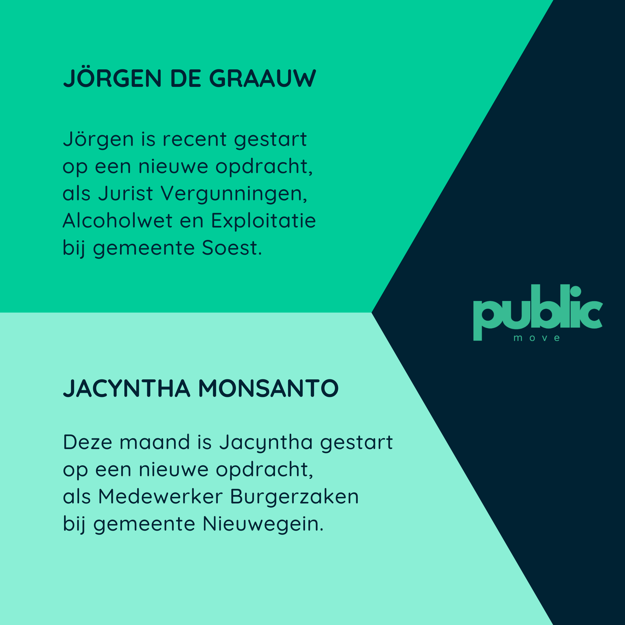 Nieuwe opdracht Jörgen de Graauw en Jacyntha Monsanto
